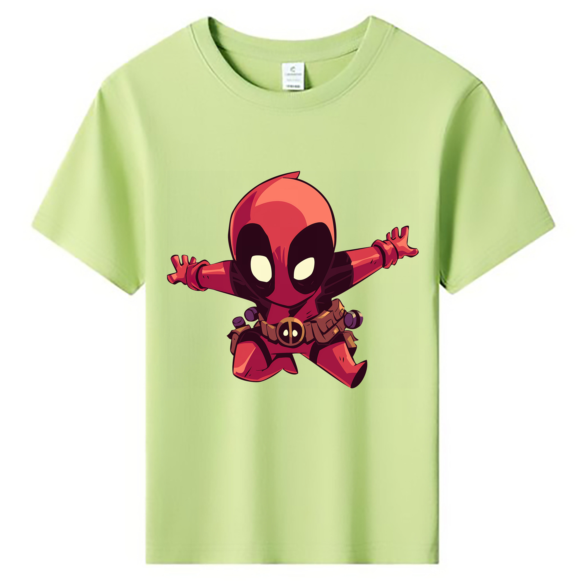 （画像用） Deadpool デッドプール 綿100％キッズTシャツ（フロントプリント）